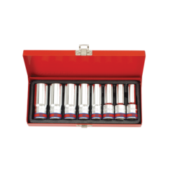 KING TONY 1/2' Deep Socket Set - 8 (un.)