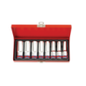 KING TONY 1/2' Deep Socket Set - 8 (un.)