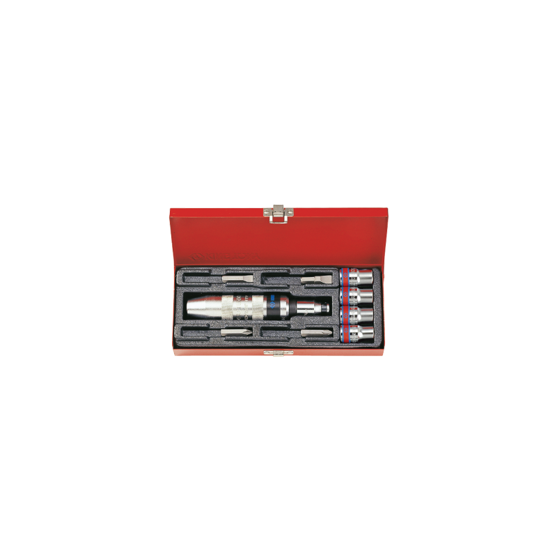 Caja de Destornillador de Golpe y Accesorios 10 (un.) KING TONY