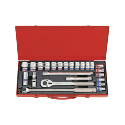 KING TONY 1/2' Socket Set with Accessories 24 (un.) 4532MR