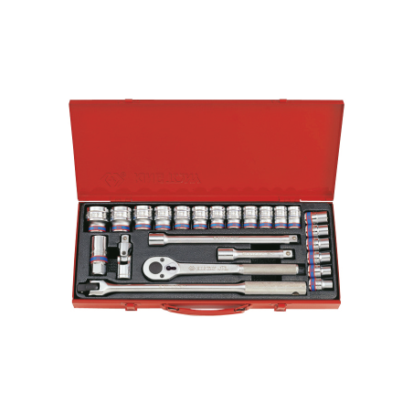 KING TONY 1/2' Socket Set with Accessories 24 (un.) 4532MR