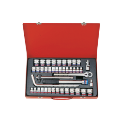 KING TONY 1/2' Socket Set with Accessories 43 (un.) 4542CR02