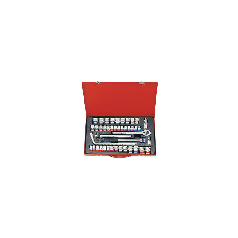 KING TONY 1/2' Socket Set with Accessories 43 (un.) 4542CR02