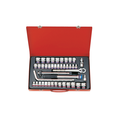 KING TONY 1/2' Socket Set with Accessories 43 (un.) 4542CR02