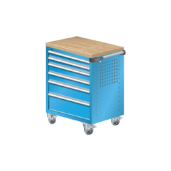 LISTA Multiplex Trolley with 6 Drawers for Workshops