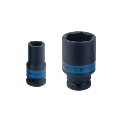 KING TONY 3/4' 6 Points Metric Thin Wall Long Impact Socket 23mm