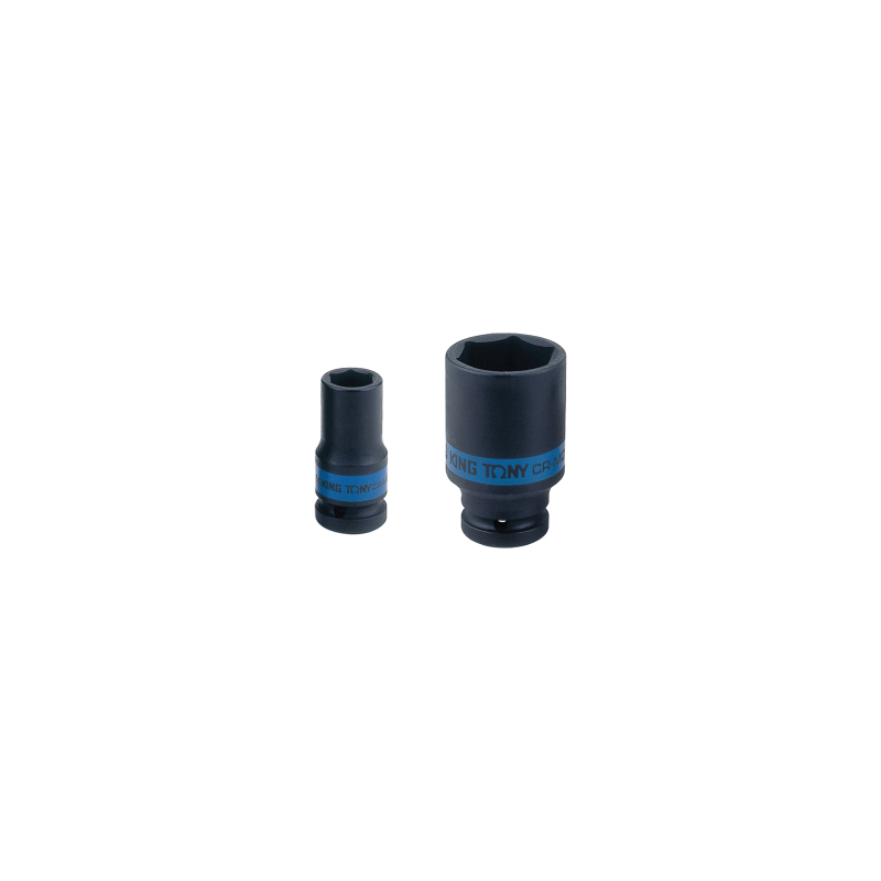KING TONY 3/4' 6 Points Metric Thin Wall Long Impact Socket 23mm