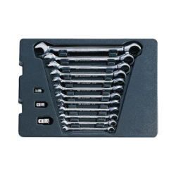 KING TONY Tool Set Content on Tray - 15 (un.) 9-10215MR
