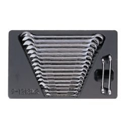 KING TONY 18 Pieces Combination Wrench Set Metric for Tool Chest