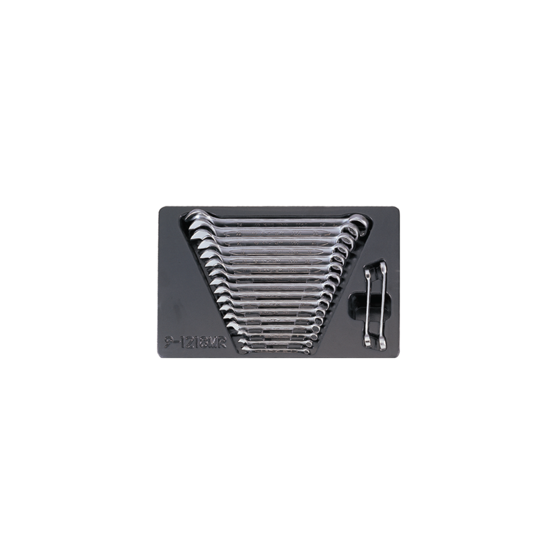 KING TONY 18 Pieces Combination Wrench Set Metric for Tool Chest