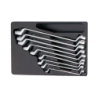 KING TONY 9 Pieces Combination Wrench Set Metric for Tool Chest