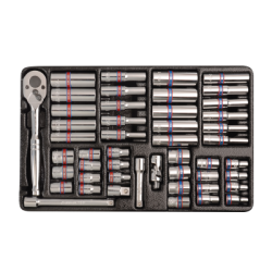 KING TONY Tool Set Content on Tray - 48 (un.)