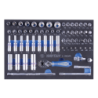 KING TONY Tool Set Content on Tray - 65 (un.)