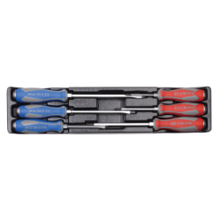 KING TONY Slotted and PHILLIPS® Heavy Duty Screwdriver Module Set 6 (un.)