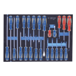 KING TONY Tool Set Content on Tray - 24 (un.)