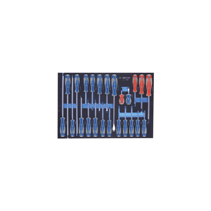 KING TONY Tool Set Content on Tray - 24 (un.)