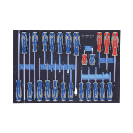 KING TONY Tool Set Content on Tray - 24 (un.)