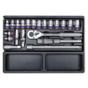 KING TONY Metric Socket Set and Accessories for Tool Trolley 22 (un.)