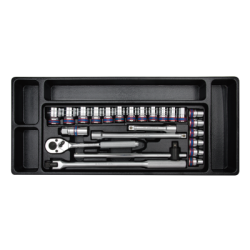 KING TONY Metric Socket Set and Accessories for Tool Trolley 26 (un.)