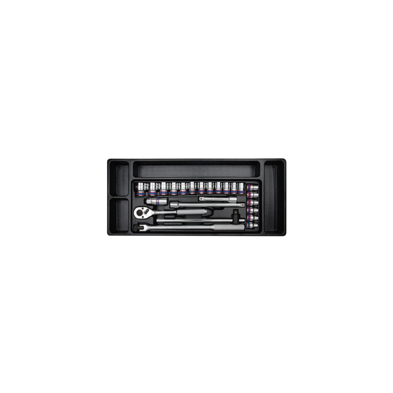 KING TONY Metric Socket Set and Accessories for Tool Trolley 26 (un.)