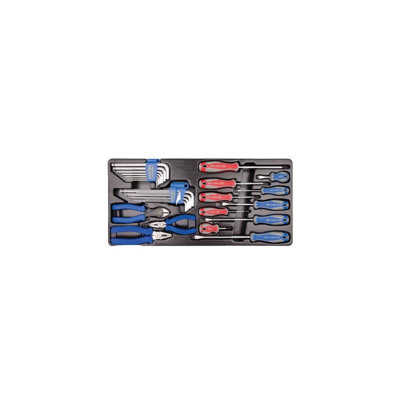 KING TONY Combination Tool Set for Tool Chest and Trolley 29 (un.) 9-90129CR