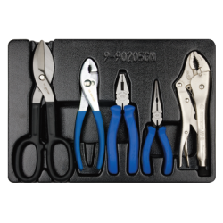 KING TONY 5 Pieces Combination Tool Set for Tool Chest