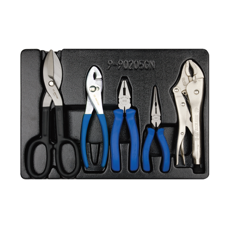 KING TONY 5 Pieces Combination Tool Set for Tool Chest