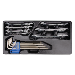 KING TONY Combination Tool Set for Tool Chest and Trolley 16 (un.) 9-91016MR