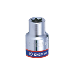 KING TONY 1/4' E4 Standard Socket for TORX® Screws 24mm