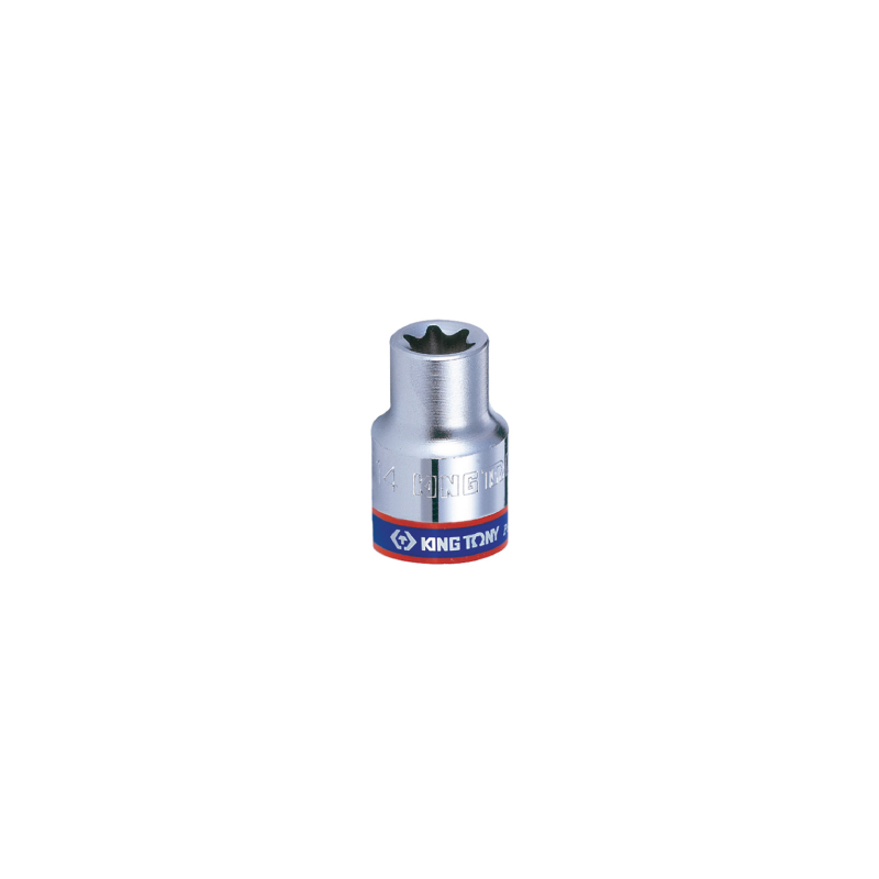 KING TONY 1/4' E4 Standard Socket for TORX® Screws 24mm