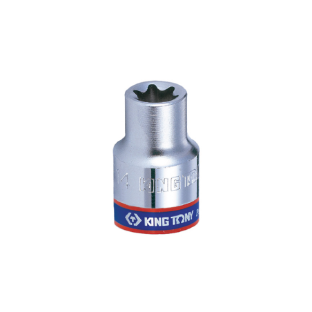 KING TONY 1/4' E4 Standard Socket for TORX® Screws 24mm
