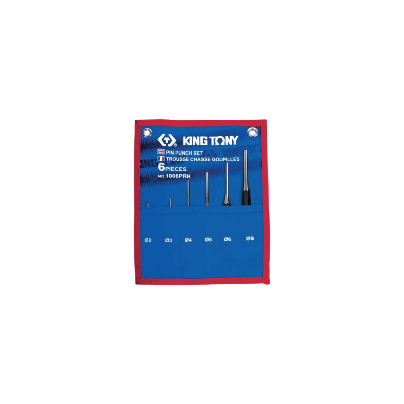 KING TONY 6 (un.) Punch Set 1006PRN