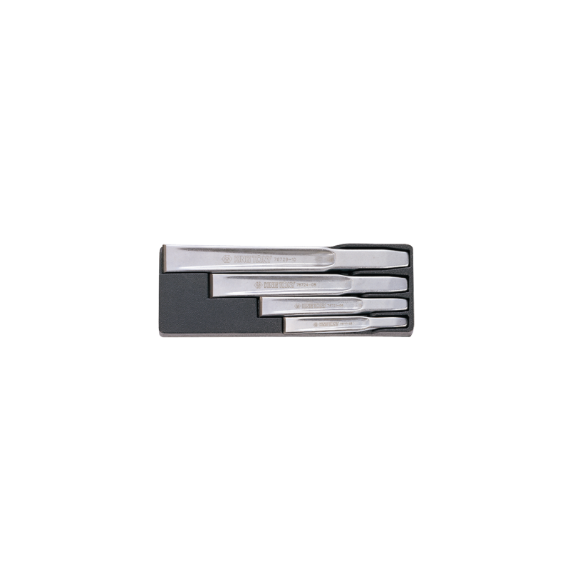 KING TONY 4 (un.) Flat Chisel Set 11104PR10 KING TONY 4 (un.) Flat Chisel Set 11104PR10