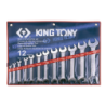 KING TONY 12 (un.) Open End Wrench Set 1112SR