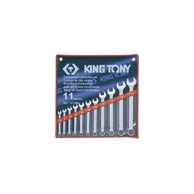 KING TONY 11 (un.) Combination Wrench Set 1211MR