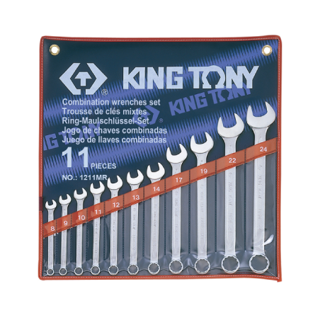 KING TONY 11 (un.) Combination Wrench Set 1211MR