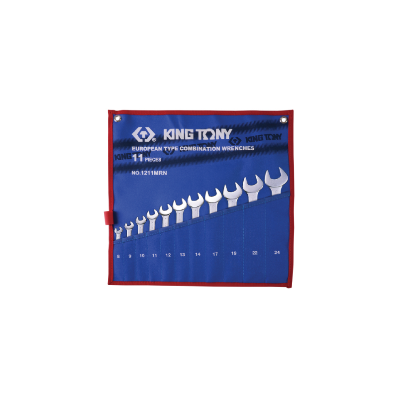 KING TONY 11 (un.) Combination Wrench Set 1211MRN