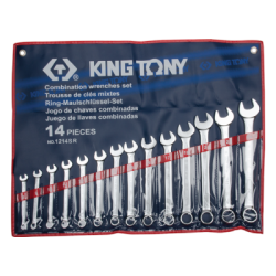 KING TONY 14 (un.) Combination Wrench Set 1214SR