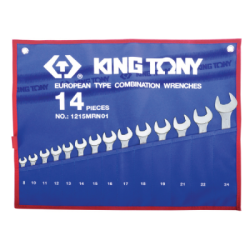 KING TONY 15 (un.) Combination Wrench Set 1215MRN01