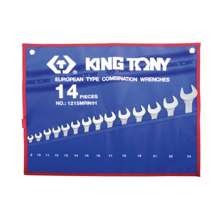 KING TONY 15 (un.) Combination Wrench Set 1215MRN01