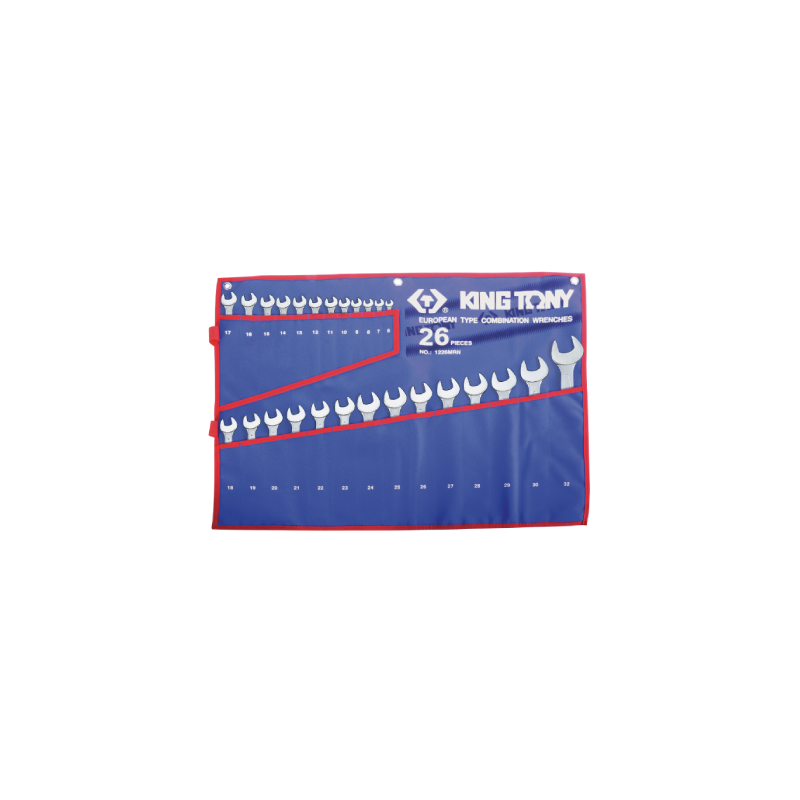KING TONY 26 (un.) Combination Wrench Set 1226MRN KING TONY 26 (un.) Combination Wrench Set 1226MRN