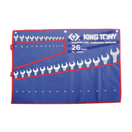 KING TONY 26 (un.) Combination Wrench Set 1226MRN