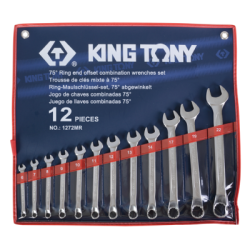 KING TONY 12 (un.) Offset Combination Wrench Set 1272MR