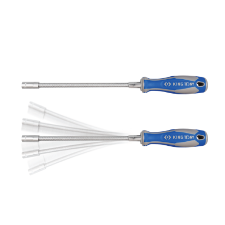 KING TONY 6-Point Flexible Screwdriver with Handle 5mm