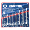 KING TONY 9 (un.) 45° Offset Ring Wrench Set 1609MR