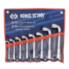 KING TONY 8 (un.) Angled Socket Wrench Set 1808MR