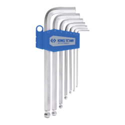 KING TONY 7 (un.) Long Ball Point Hex Key Set 20107MR01