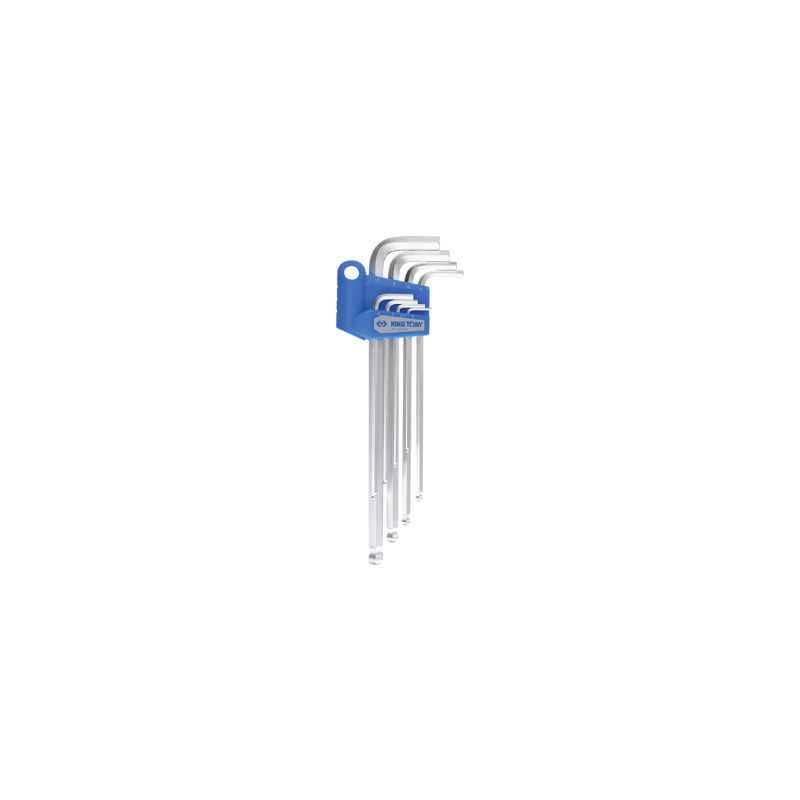 KING TONY 9 (un.) Long Ball Point Hex Key Set 20109MR KING TONY 9 (un.) Long Ball Point Hex Key Set 20109MR