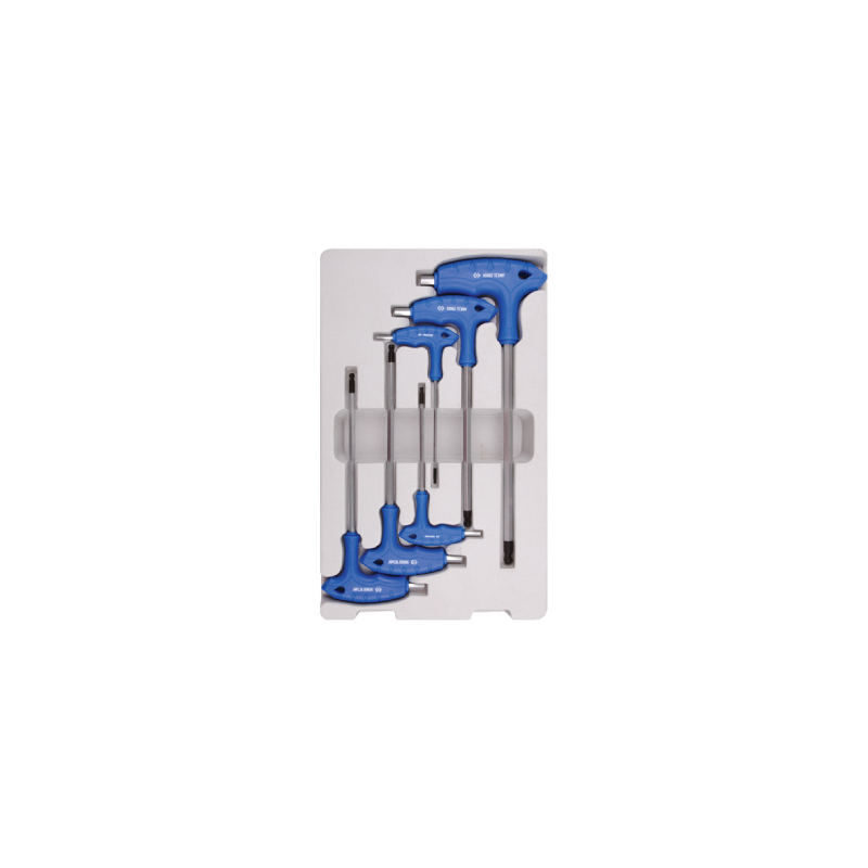 KING TONY L Type Wrench Set Ball & Hex Two Way Type 1160MR - 6 (un.) KING TONY L Type Wrench Set Ball & Hex Two Way Type 1160MR - 6 (un.)