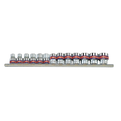 KING TONY 3/8' Socket Rail Set - 13 (un.) 3013SR